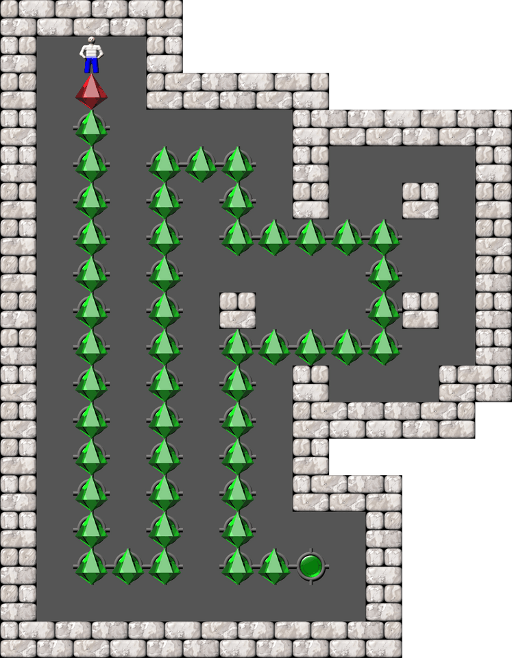 Sokoban Chrysalis Collection 8 level 24